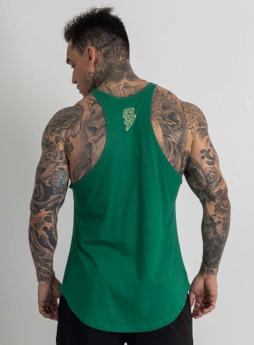 Produto Regata Cavada Crown Bodybuilder Club Verde