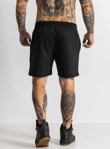 Bermuda Moletom Preta Curta Graffs Crown Training Produto Bermuda Moletom Preta Curta Graffs Crown Training