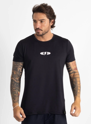 Camiseta Crown Polytech Bonerage Preta