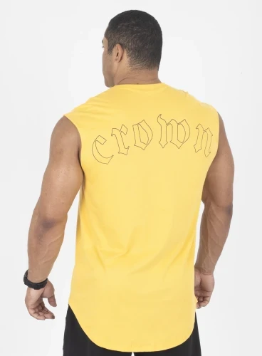 Regata Crown Japonesa Fire Amarelo Produto Regata Crown Japonesa Fire Amarelo