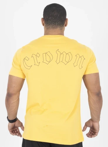 Camiseta  Crown Training Fire  Amarelo 