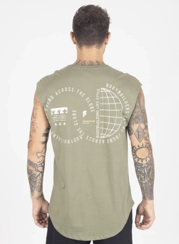 Produto Regata Crown Japonesa World Verde Militar 