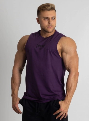 Regata Crown New Tank Treino Fofo Roxa
