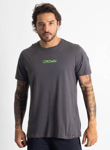 Camiseta Crown Training Hardline Grafite