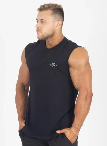 Produto Regata Crown Japonesa Blaze Reps Preto 