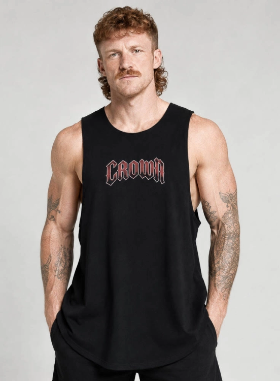 Produto Regata Crown Tank Lobo Preta