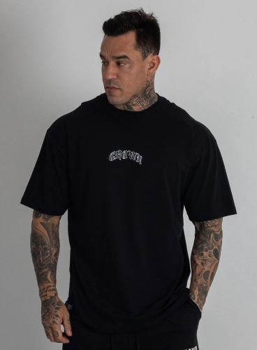 Camiseta Oversized Deuses Hércules Preta | Crown Training