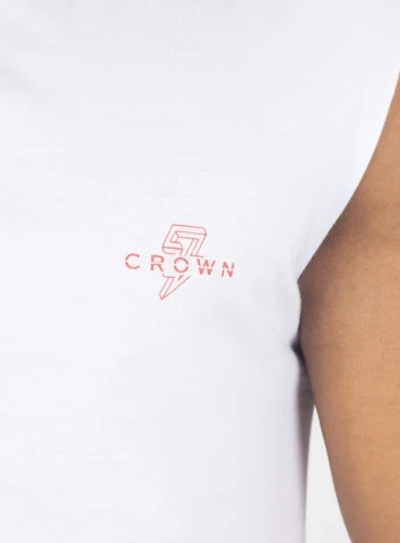Regata Crown Japonesa Blaze Reps Branco Produto Regata Crown Japonesa Blaze Reps Branco