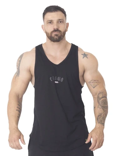 Regata Crown Tradicional Dark  Preto 