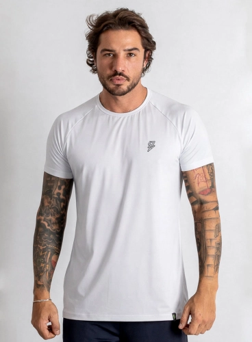 Produto Camiseta Crown Dry Fit Lisa Branca