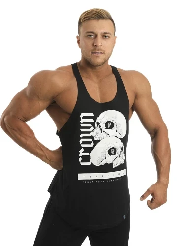 Regata Cavada Crown Training Skull Black Produto Regata Cavada Crown Training Skull Black