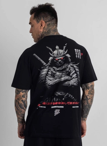Camiseta Oversized Warlift Bushido Preta