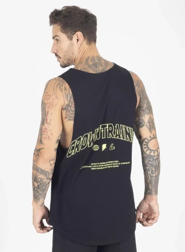 Regata Crown Tank Conquest  Preto 