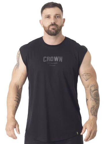 Regata Japonesa Preta Bodybuilder Crown Training