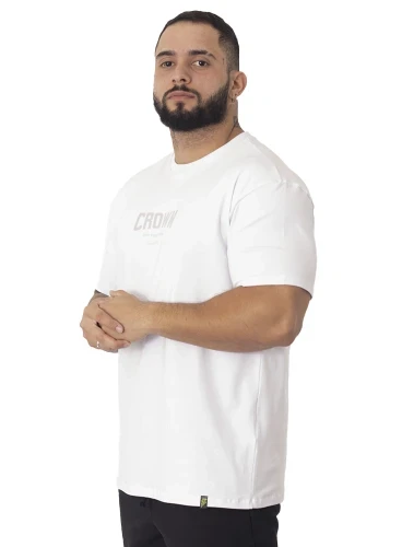 Produto Camiseta Crown Training Bodybuilder Branco 