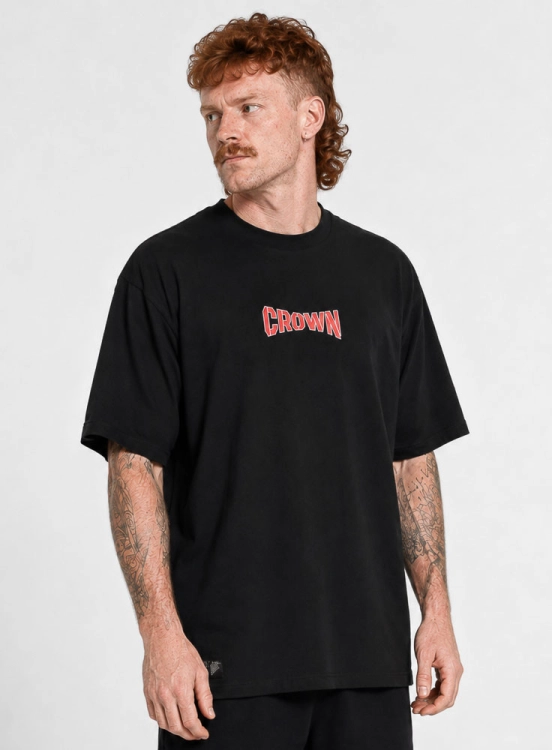 Camiseta Oversized Mike Preta Produto Camiseta Oversized Mike Preta