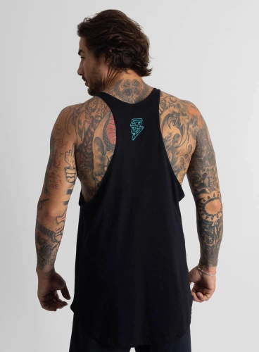 Produto Regata Cavada Crown Legacy Preta