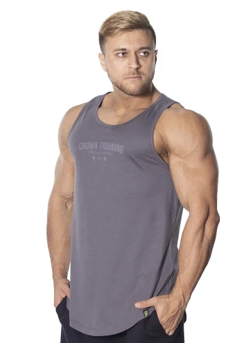 Regata Crown Training Viciado no Pump Cinza Produto Regata Crown Training Viciado no Pump Cinza