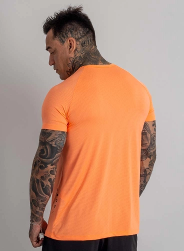 Camiseta Crown Dry Fit ice Elemental Laranja Neon Produto Camiseta Crown Dry Fit ice Elemental Laranja Neon