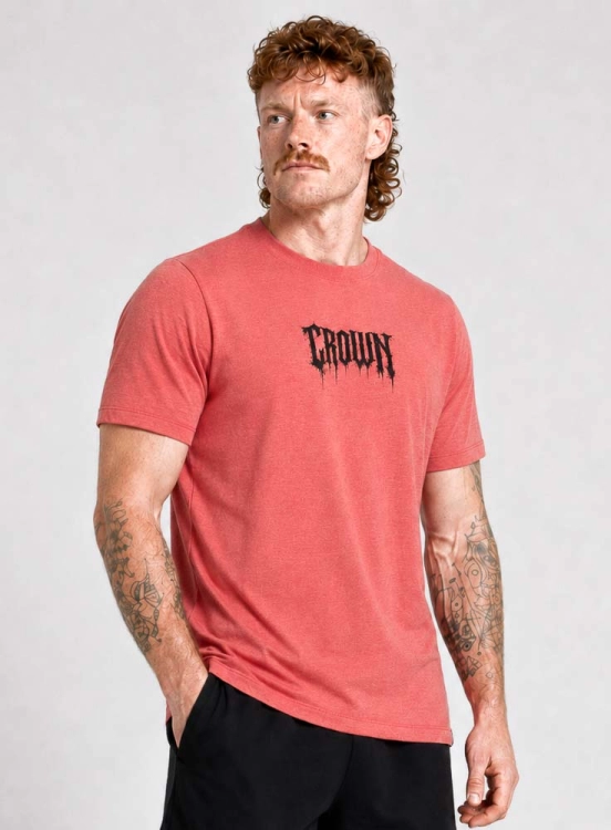 Produto Camiseta Crown Training Ink Mescla Vermelho