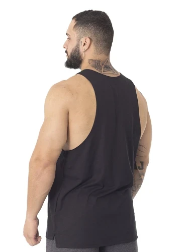 Regata Crown Corte Laser Bodybuilder Preto Produto Regata Crown Corte Laser Bodybuilder Preto