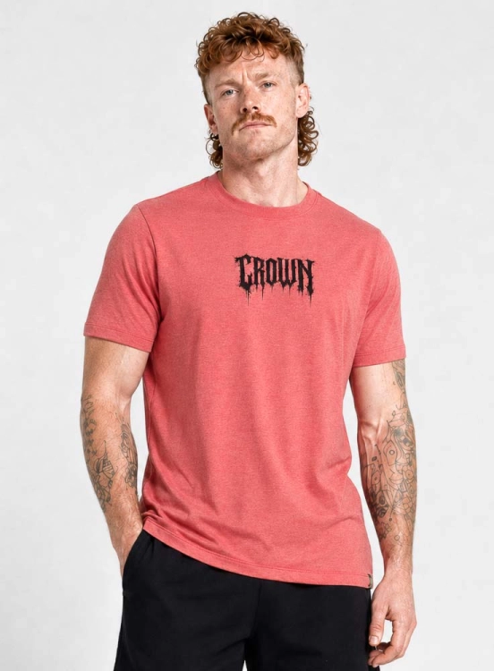 Produto Camiseta Crown Training Ink Mescla Vermelho