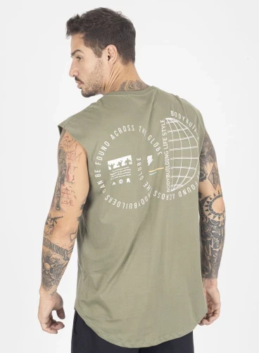 Produto Regata Crown Japonesa World Verde Militar 
