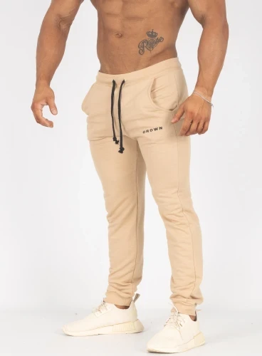 Produto Calça Crown Training Moletom Dark Bege 