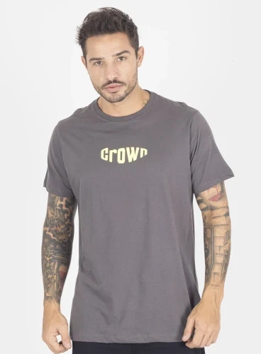 Camiseta Crown Training Bubble  Grafite 
