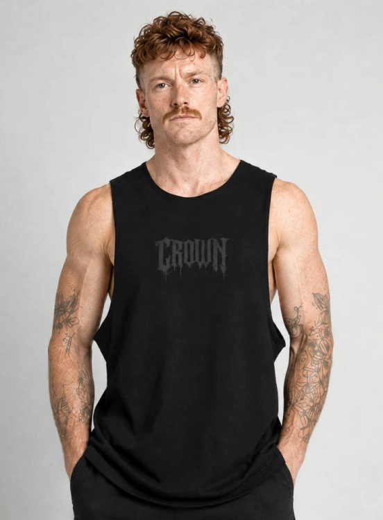 Produto Regata Crown Tank Ink Preta