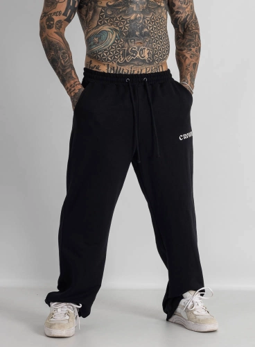 Produto Calça Crown Training Moletom Reta Bordada