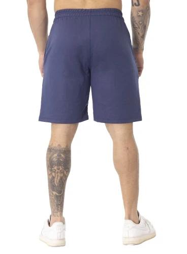 Bermuda Crown Moletom Tradicional Dark Bordada Azul Marinho Produto Bermuda Crown Moletom Tradicional Dark Bordada Azul Marinho