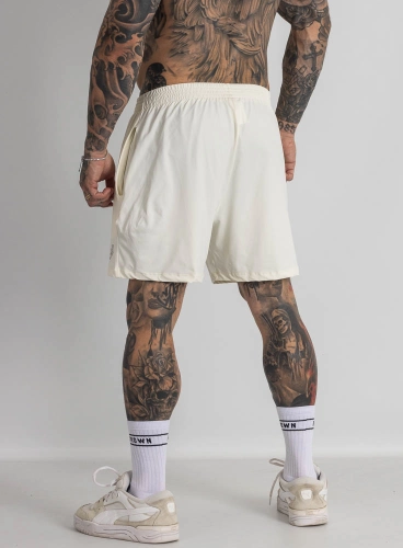 Bermuda Crown Poliamida Curta Classic Off White Produto Bermuda Crown Poliamida Curta Classic Off White