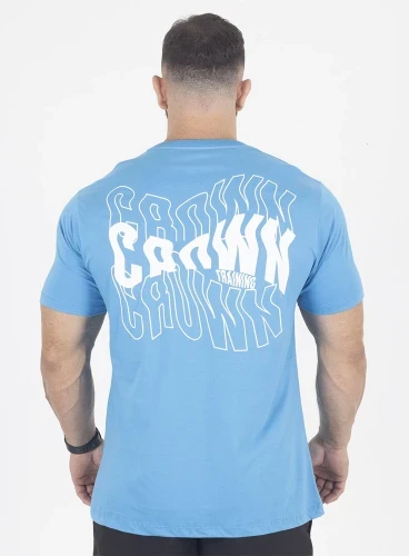 Camiseta Crown Training Wave Azul Produto Camiseta Crown Training Wave Azul