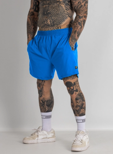 Bermuda Crown Poliamida Curta Azul Matisse