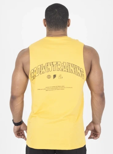 Regata Crown New Tank Conquest Amarelo Produto Regata Crown New Tank Conquest Amarelo