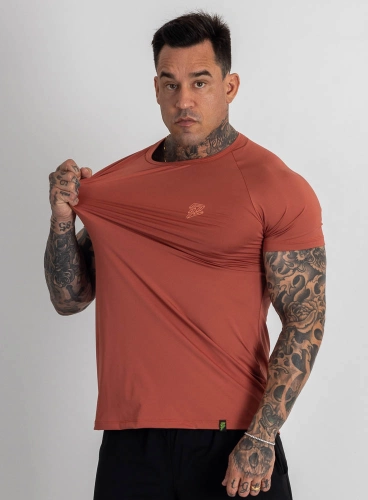 Camiseta Crown Dry Fit Lisa Terra Cota