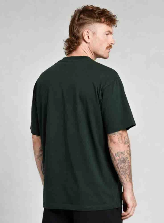 Camiseta Oversized Bordada Verde Escuro Produto Camiseta Oversized Bordada Verde Escuro