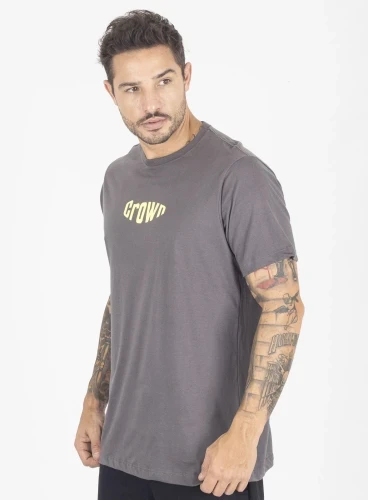 Produto Camiseta Crown Training Bubble Grafite 