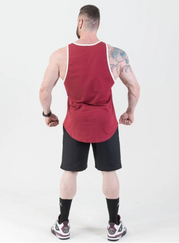 Produto Regata Masculina Bordô Bordada Crown Training