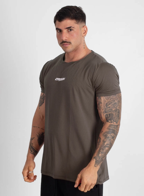 Produto Camiseta Crown Polytech Verde Musgo