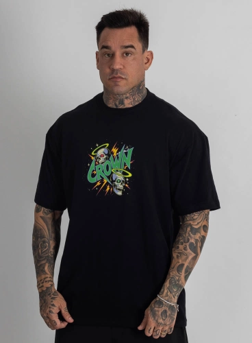 Camiseta Oversized Chaos Preta Produto Camiseta Oversized Chaos Preta