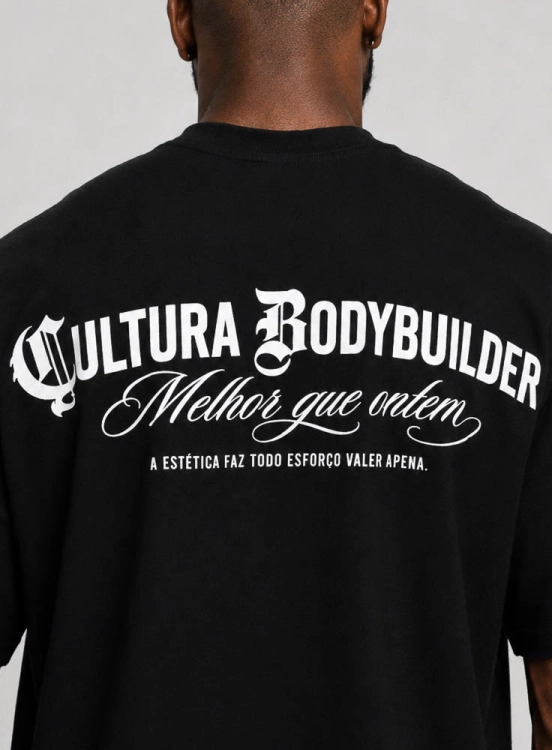 Camiseta Oversized Cultura Preta Produto Camiseta Oversized Cultura Preta