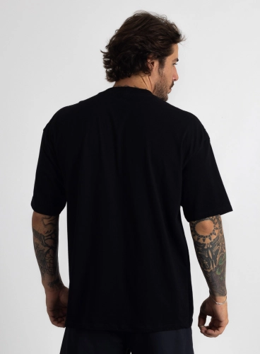 Camiseta Oversized Punk Preta Produto Camiseta Oversized Punk Preta