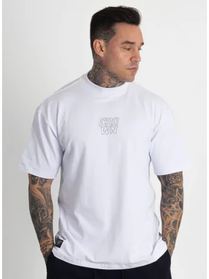 Camiseta Oversized Static Bolt Branca Produto Camiseta Oversized Static Bolt Branca