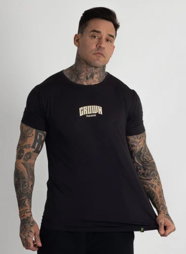 Camiseta Crown Polytech Pace Preta Produto Camiseta Crown Polytech Pace Preta
