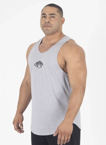 Produto Regata Masculina Cinza Dumbbell Crown Training 