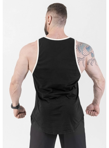 Regata Masculina Preta Bordada Crown Training Regata Masculina Preta Bordada Crown Training