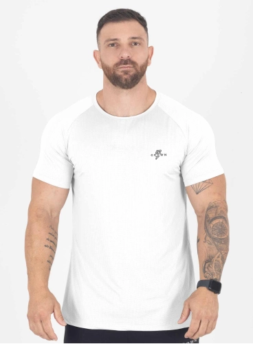 Camiseta Crown Dry Fit Ice Branca Blaze Reps