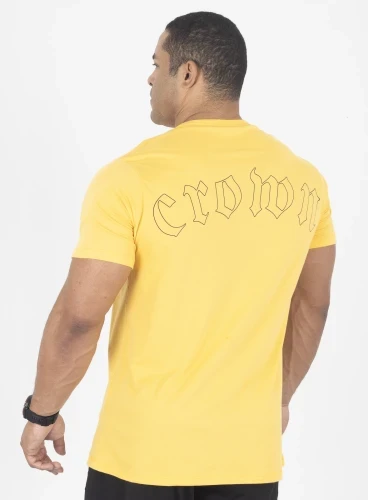 Camiseta Crown Training Fire Amarelo Produto Camiseta Crown Training Fire Amarelo
